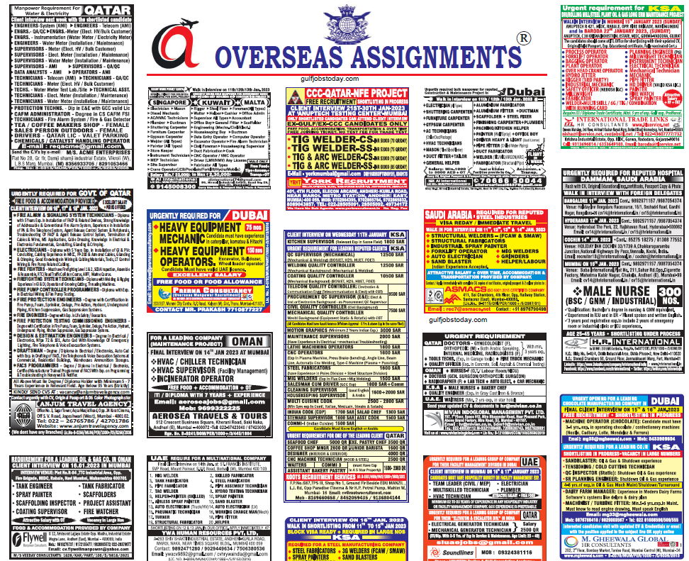assignment abroad times today september 2023