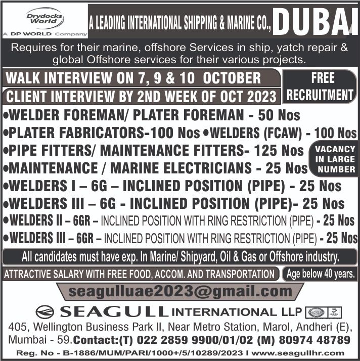 Dubai Jobs for Indian