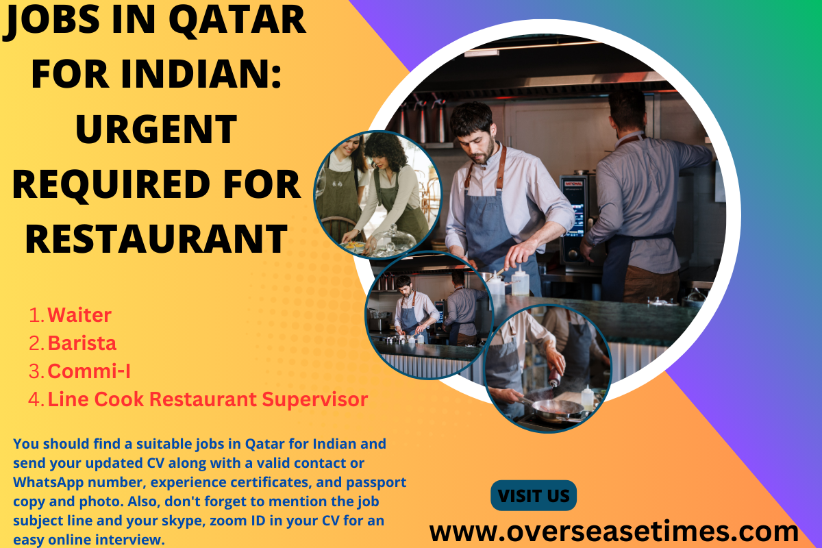 jobs in Qatar for Indian