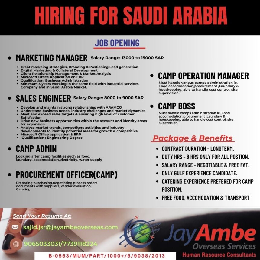 Gulf Job Vacancy News Paper Today