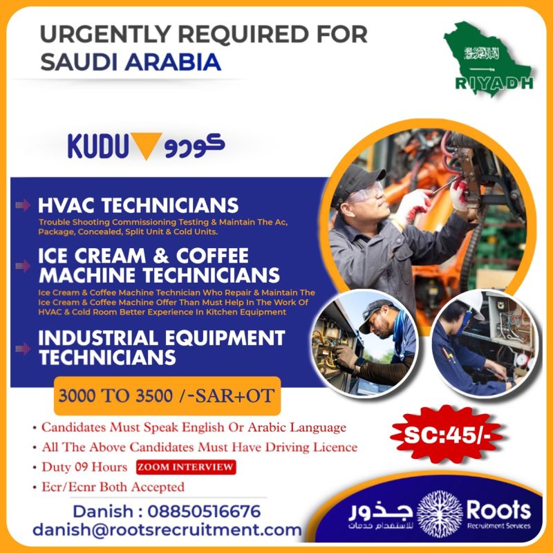Saudi Arabia Jobs for Indian